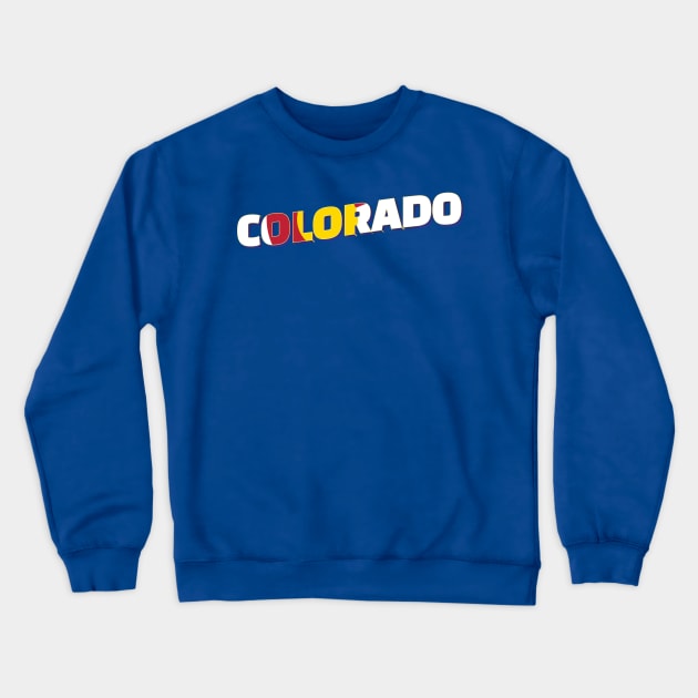 Colorado vintage style retro souvenir Crewneck Sweatshirt by DesignerPropo